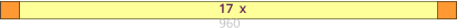 17 x 960