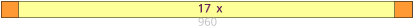 17 x 960