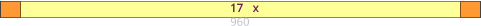 17 x 960