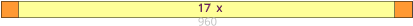 17 x 960
