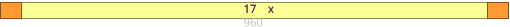 17 x 960