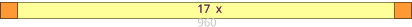 17 x 960