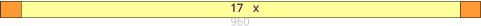 17 x 960